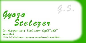 gyozo stelczer business card